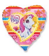 18" My Little Pony Heart Balloon