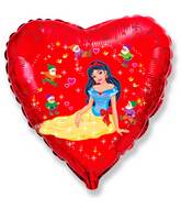 18" Snow Lady Mylar Balloon