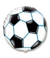 18" Soccer / Football Balloon Black