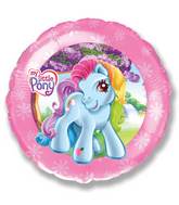 18" My Little Pony Pink Border Foil Balloon