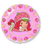 18" Strawberry Shortcake (pink balloon)