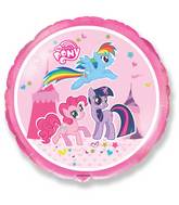 18" My Little Pony Circus Pink Foil Balloon