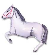 42" Horse White