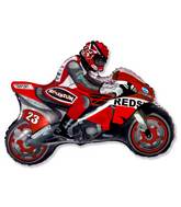36" Moto Racing Bike Red Balloon