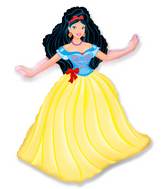 38" Snow Lady Princess Foil Balloon