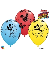 11" Junior Mickey Latex Balloons (25 Count)