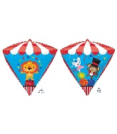 17" Diamondz Carnival Birthday Foil Balloon