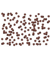 Tissue Paper Confetti Dots Chocolate