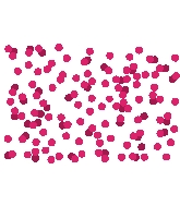 Tissue Paper Confetti Dots Fuchsia