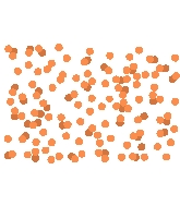 Tissue Paper Confetti Dots Orange