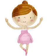 36" Ballerina Shape Foil Balloon