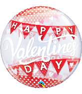 22" Round Valentine's Day Banners Bubble Balloon