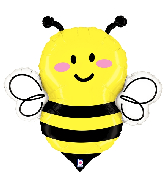 34" Foil Shape Just Bee Foil Balloon