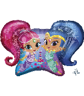 31" Jumbo Shimmer and Shine Foil Balloon