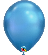11" Chrome Blue (25 Count) Qualatex Latex Balloons
