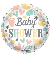 18" Baby Shower Elements Foil Balloon