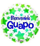 18" Bienvenido Guapo Foil Balloon (Spanish)