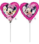 9" Minnie Happy Helpers Airfill Only Foil Balloon