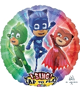 28" PJ Masks Jumbo Sing-A-Tune Foil Balloon