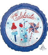 18" Celebrate USA Foil Balloon