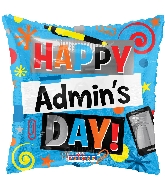 18" Admin 's Day Elements Foil Balloon