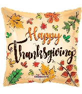 18" Happy Thanksgiving Foil Balloon