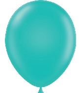 17" Pastel Teal Tuftex Latex Balloons 50 Per Bag