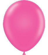 17" Pastel Hot Pink Tuftex Latex Balloons 50 Per Bag