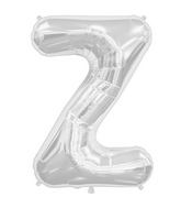 34" Northstar Brand Packaged Letter Z - Silver Foil Balloon