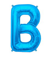 34" Northstar Brand Packaged Letter B - Blue Foil Balloon