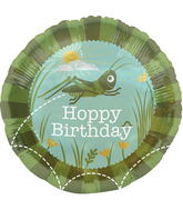 18" Foil Balloon Hoppy Birthday