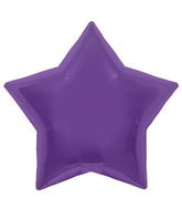 22" Northstar Brand Purple Star Foil Balloon