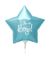 9" Airfill Only Balloon It's a Boy! Star