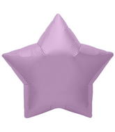 22" Northstar Brand Lilac Star Foil Balloon