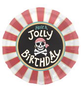 18" Foil Balloon Jolly Birthday