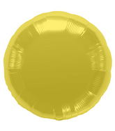 18" Northstar Brand Foil Balloon Gold Round