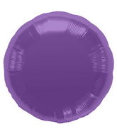 18" Northstar Brand Foil Balloon Purple Round