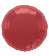 18" Foil Balloon Red Round