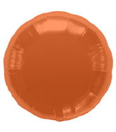 18" Foil Balloon Orange Round