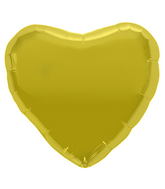 18" Foil Balloon Gold Heart