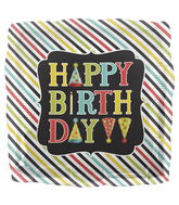 18" Foil Balloon Happy Birthday Props