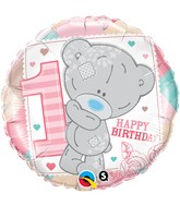 18" Tatty Teddy 1st Birthday Girl Balloon