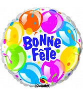 18 Bonne Fête – Ballons scintillants ballon (emballé) Balloon