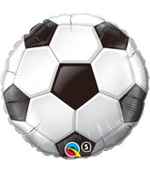 18" Soccer Ball Packaged Mylar Balloon