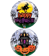 22" Halloween Witch Haunting Bubble Balloon