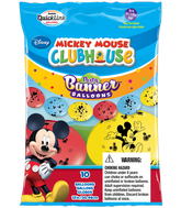 Party Banner Balloons 10 Count Mickey Mouse