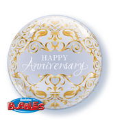 22" Single Bubble Anniversary Classic Balloon