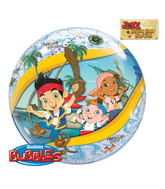 22" Jake and Nverland Pirates Bubble Balloons
