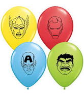 5" Marvel Avengers Assemble Assorted (100 Count) Latex Balloons