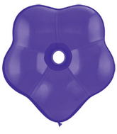 16" Geo Blossom Latex Balloons  (25 Count) Purple Violet